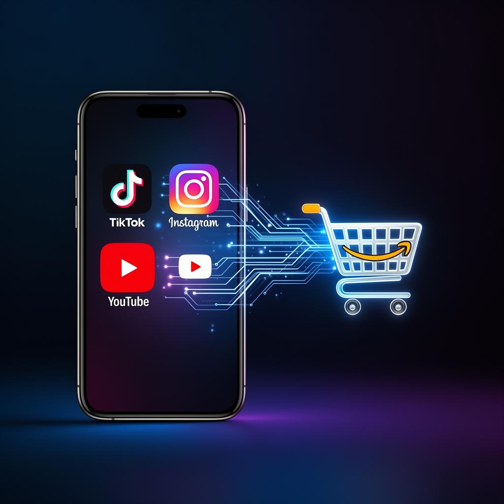 How to Track Amazon Sales from Social Media: Attribution for TikTok, Instagram, and YouTube — Social Commerce article on MaverickX marketplace growth blog